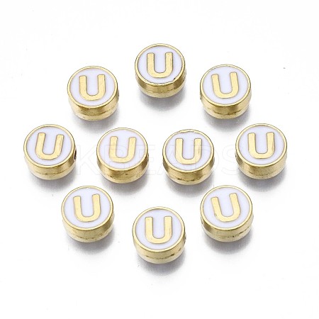 Alloy Enamel Beads ENAM-N052-006-01U-RS-1