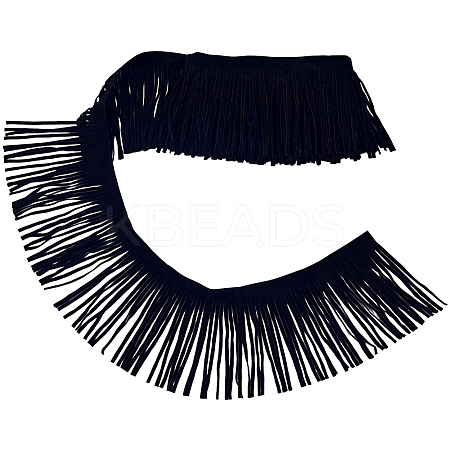1Pc Suede Fabric Tassels Ribbon OCOR-GF0005-60A-01-1