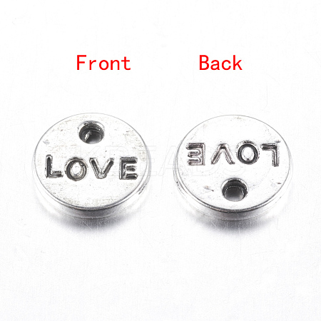 Tibetan Style Alloy Charms Pendants TIBEP-A123976-AS-LF-1