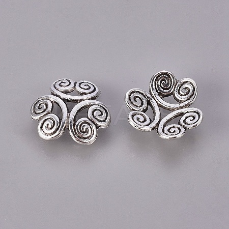 Tibetan Style Bead Caps LS-EA483Y-NF-1