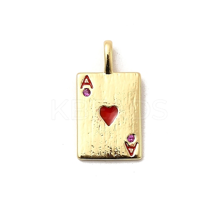 Rack Plating Brass Pendants KK-A268-01G-04-1