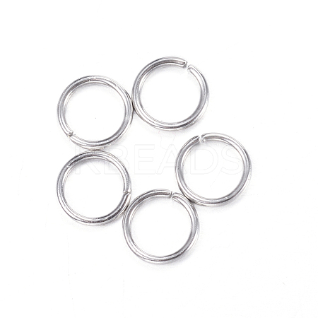 Tarnish Resistant 304 Stainless Steel Open Jump Rings A-STAS-N0014-71P-7mm-1
