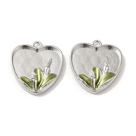 Brass Enamel Pendants KK-S368-10P-1
