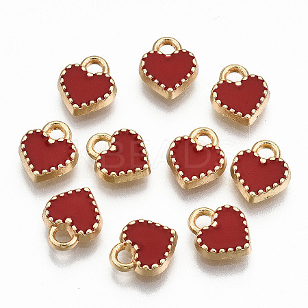 Alloy Enamel Charms LS-ENAM-S126-015C-RS-1