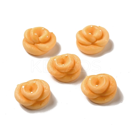 Opaque Resin Imitation Food Decoden Cabochons RESI-A033-05O-1