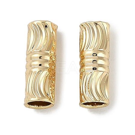 Brass Tube Beads KK-I719-14G-1