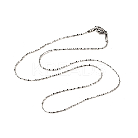 Non-Tarnish 304 Stainless Steel Chain Necklaces NJEW-F248-06A-P-1