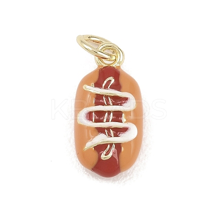 Brass Enamel Pendants LS-KK-Z144-01G-01-1