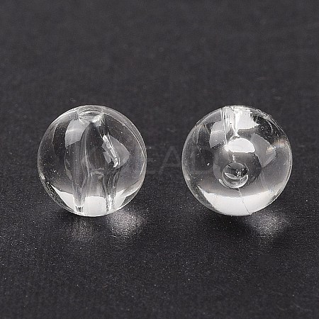 Transparent acrylic beads X-PL526_8MM-1