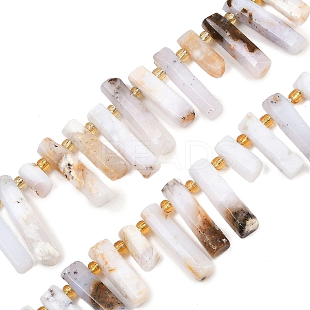 Natural White African Opal  Beads Strands G-F829-A02-01-1