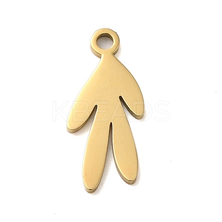304 Stainless Steel Charms STAS-S123-01G-07-1