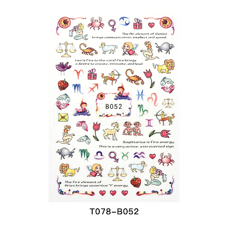 Nail Decals Stickers MRMJ-T078-B052-1