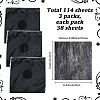 114Pcs Square Cotton Flower Bouquet Wrapping Paper Decoration AJEW-SP0004-30B-2