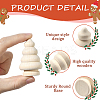 10Pcs 2 Styles Christmas Unfinished Wood Sculpture Display Decorations DJEW-SP0001-20-3