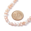 Vintage Natural Pearl Beaded Necklace for Women NJEW-JN03787-01-5