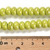 Glazed Porcelain Rondelle Beads PORC-Q001-01C-4