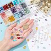 375G 15 Style Natural & Synthetic Gemstone Beads G-PH0001-40-5