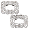 Gorgecraft Alloy Rhinestone Shoe Decoration FIND-GF0006-01A-P-1