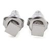 304 Stainless Steel Stud Earrings for Women EJEW-B109-04C-P-1