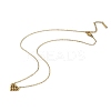 304 Stainless Steel Cluster Heart Pendant Necklaces for Women Men LS-NJEW-Q028-11G-2