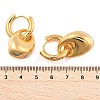 Teardrop Brass Hoop Earrings for Women EJEW-U055-18G-3