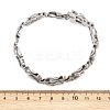 304 Stainless Steel Link Chain Bracelets BJEW-D379-09P-3
