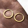 925 Sterling Silver Hoop Earrings STER-B008-01A-G-3