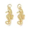Brass Micro Pave Cubic Zirconia Animal Pendants KK-H280-05C-G-1