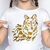 Plastic Reusable Drawing Painting Stencils Templates DIY-WH0172-321-7
