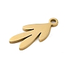 304 Stainless Steel Charms STAS-S123-01G-07-2