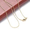 Ion Plating(IP) 304 Stainless Steel Chain Necklaces NJEW-H467-B-01G-3