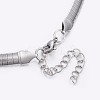 304 Stainless Steel Chain Necklaces NJEW-I205-02P-4MM-4