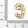 Brass Micro Pave Cubic Zirconia Pendants KK-Z108-02G-C-3