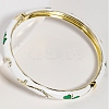 Vintage Zinc Alloy Hinged Bangles for Women JY4654-2-2