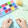 5400Pcs 18 Colors Transparent Acrylic Beads TACR-CJ0001-30-4