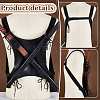 Plastic Double Sword Knife Holster AJEW-WH0816-110-3
