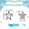 20Pcs Tibetan Style Alloy Pendants FIND-GO0003-23B-2