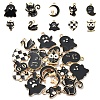 20Pcs 10 Styles Alloy Enamel Pendants ENAM-YW0004-20-1