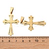 201 Stainless Steel Pendants STAS-V014-04G-3