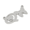 Non-Tarnish 304 Stainless Steel Pendants STAS-L279-002P-Q-2