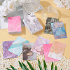 100Pcs 10 Styles Hot Stamping Cardboard Paper Jewelry Display Cards CDIS-TA0001-17-4