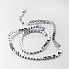 Electroplate Non-magnetic Synthetic Hematite Bead Strands G-F300-23A-01-2
