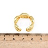 Brass Adjustable Cuff Rings for Women RJEW-H256-18G-5