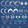 DIY Moon and Star Earring Making Kit DIY-SC0020-19-2