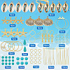 SUNNYCLUE DIY Ocean Gemstone Earring Making Kit DIY-SC0020-31-2