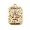 Brass Micro Pave Cubic Zirconia Pendants LS-KK-D283-30G-02-1