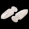Natural Rose Quartz Craved Sword Model Ornament DJEW-C019-02C-2