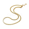 304 Stainless Steel Herringbone Chain Necklaces LS-NJEW-P282-01G-2
