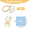 1Pc Adjustable 925 Sterling Silver Engagement Adjustable Ring Findings FIND-DC0006-63G-2
