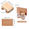6 Sets Wood Place Card Holders AJEW-OC0001-35-3